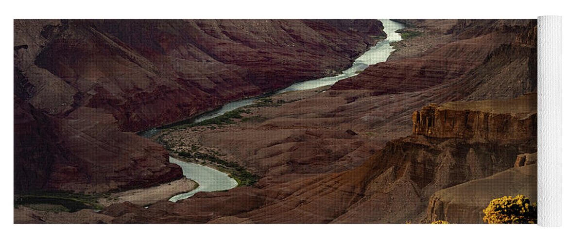 Colorado River Yoga Mat featuring the photograph Colorado River in Grand Canyon by Ron Roberts