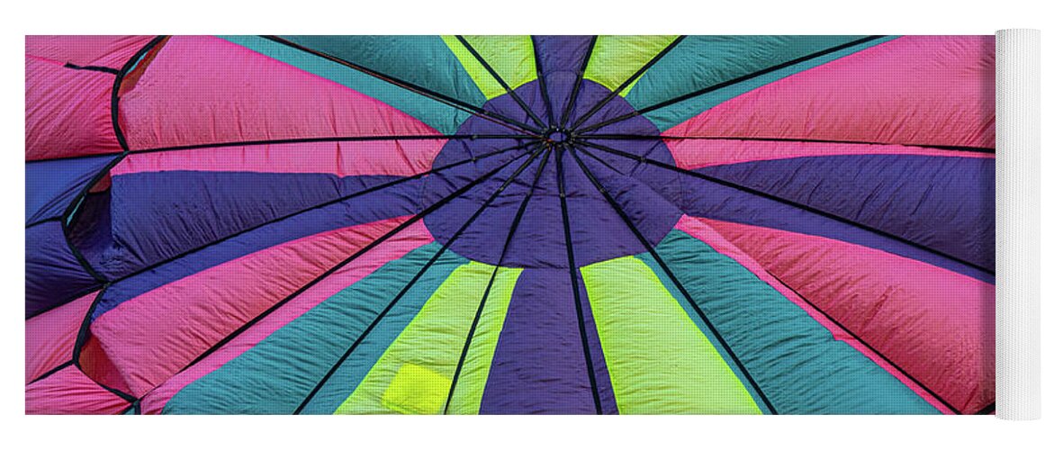 New Jersey Yoga Mat featuring the photograph Colorful Balloon Closeup by Kristia Adams