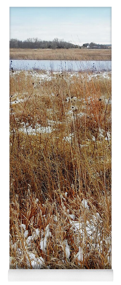 Kansas Yoga Mat featuring the photograph Colors of Winter by Rod Seel