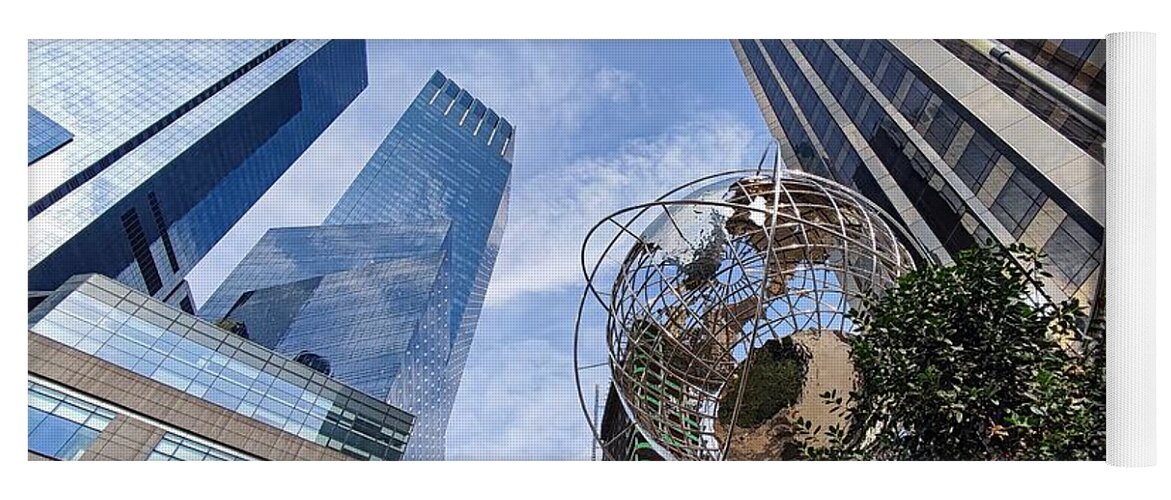 Columbus Circle Yoga Mat featuring the photograph Columbus Circle by Binka Kirova