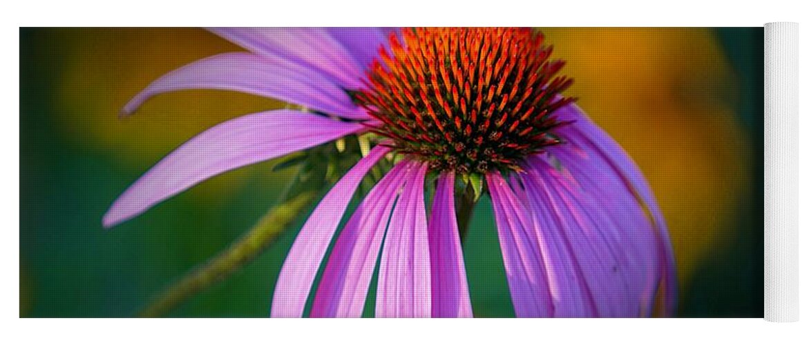 Beautiful Yoga Mat featuring the photograph Coneflower by Susan Rydberg
