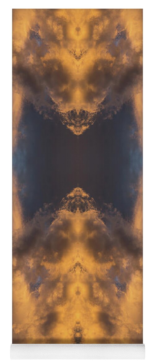 Clouds Yoga Mat featuring the digital art Convergence of air and light by Adriana Mueller
