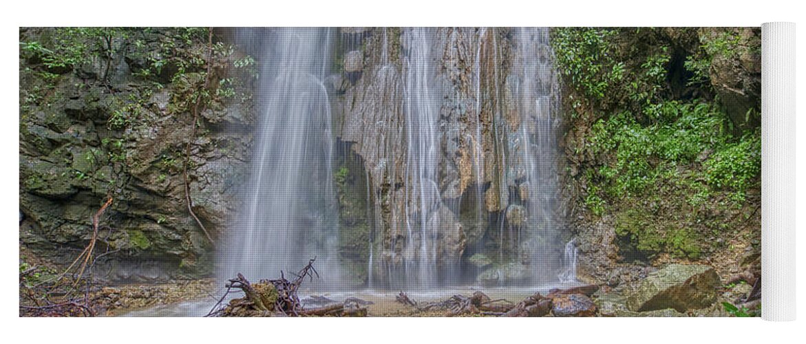 Costa Rica Yoga Mat featuring the photograph Costa Rica Waterfall by Brian Kamprath