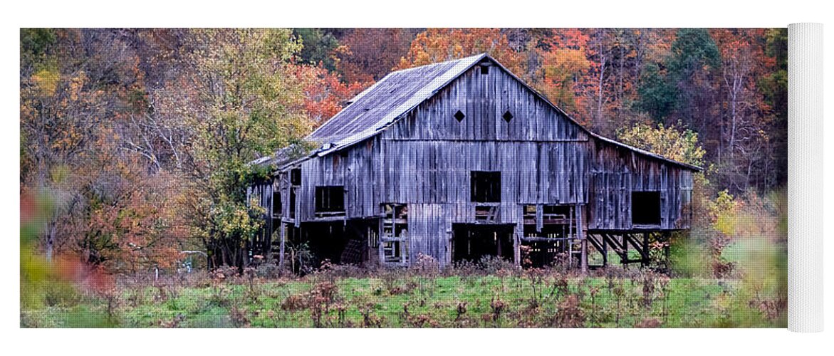 Photo Yoga Mat featuring the photograph Country Barn by Evan Foster