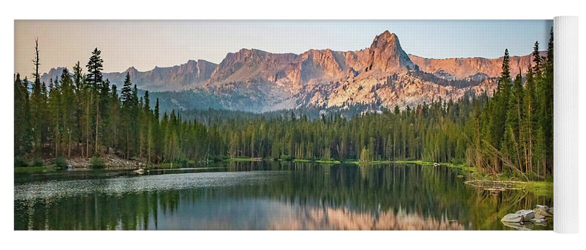 Mammoth Lakes Yoga Mat featuring the photograph Crystal Crag Sunrise by Rebecca Herranen