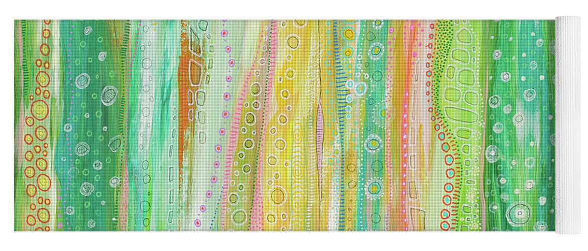 Cultivate Yoga Mat featuring the painting Cultivate Stillness by Tanielle Childers