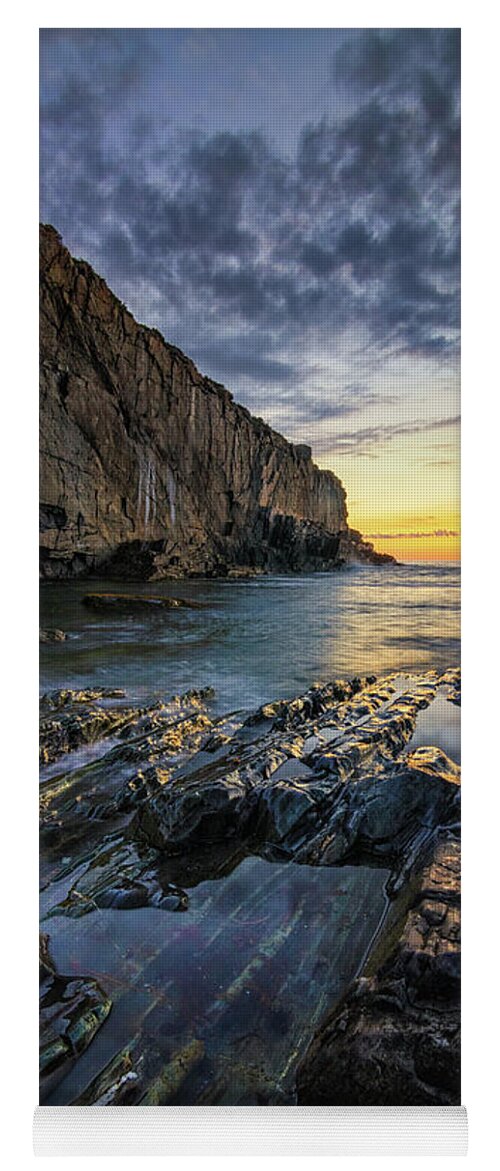 Bald Head Cliff Yoga Mat featuring the photograph Dawn at Bald Head Cliff by Kristen Wilkinson