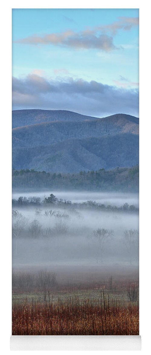 Tennessee Yoga Mat featuring the photograph Daybreak At Cades Cove 3 by Phil Perkins