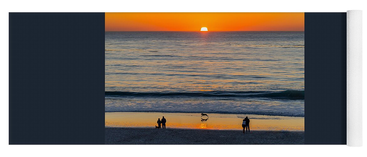 Sunset Yoga Mat featuring the photograph Day's End by Derek Dean