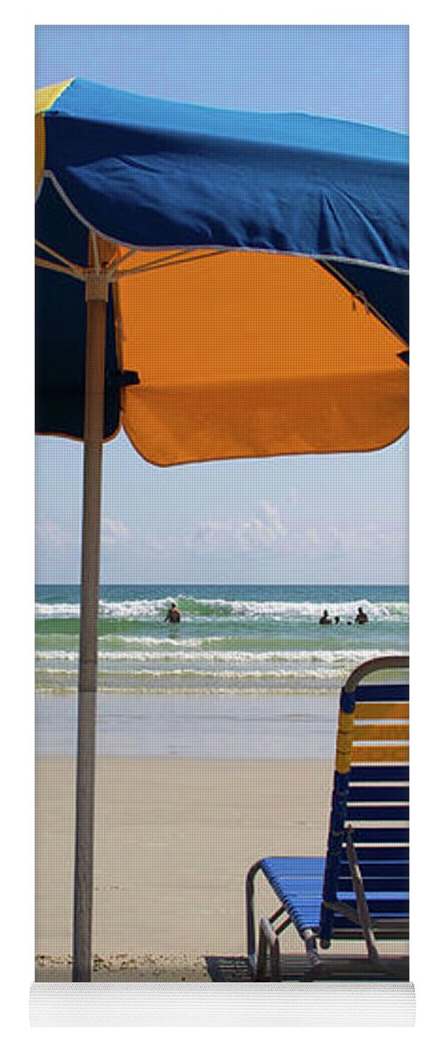 Daytona Beach Art Yoga Mat featuring the photograph Daytona Beach is Waiting by Mike McGlothlen
