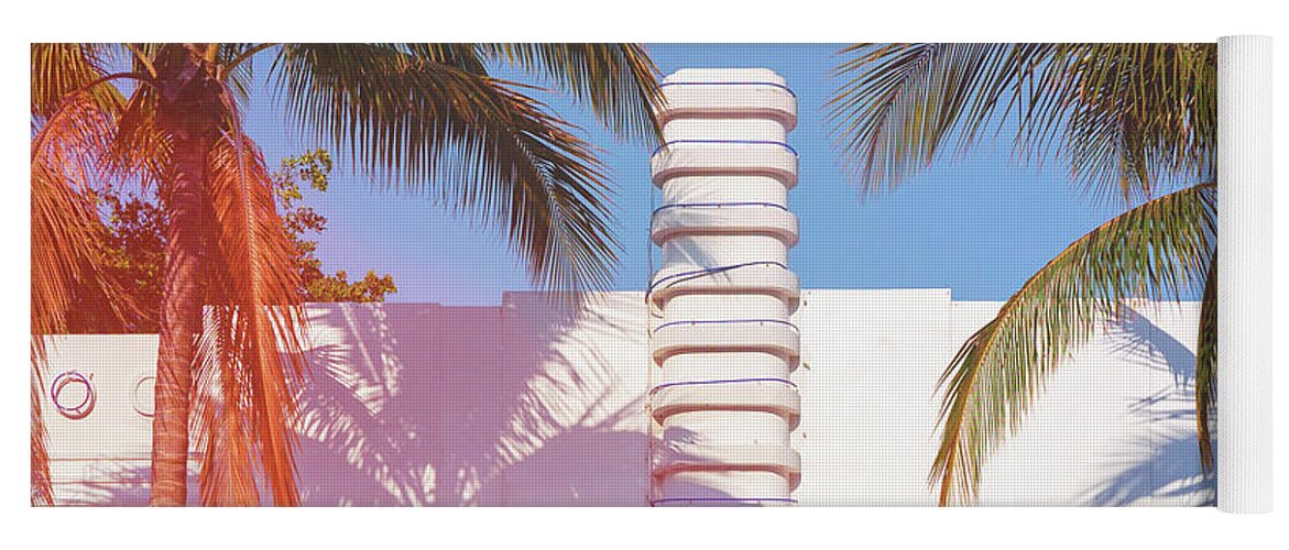 Miami Yoga Mat featuring the photograph Deco 11 by Ryan Weddle
