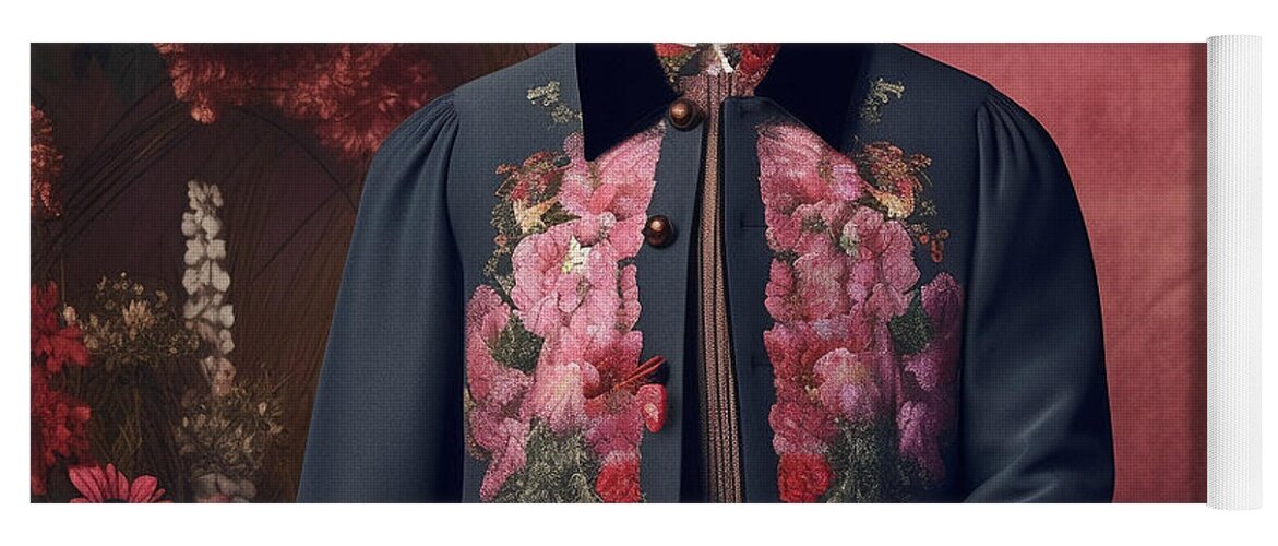 Denzel Washington as A fashion show by Gucci by Asar Studios Yoga Mat