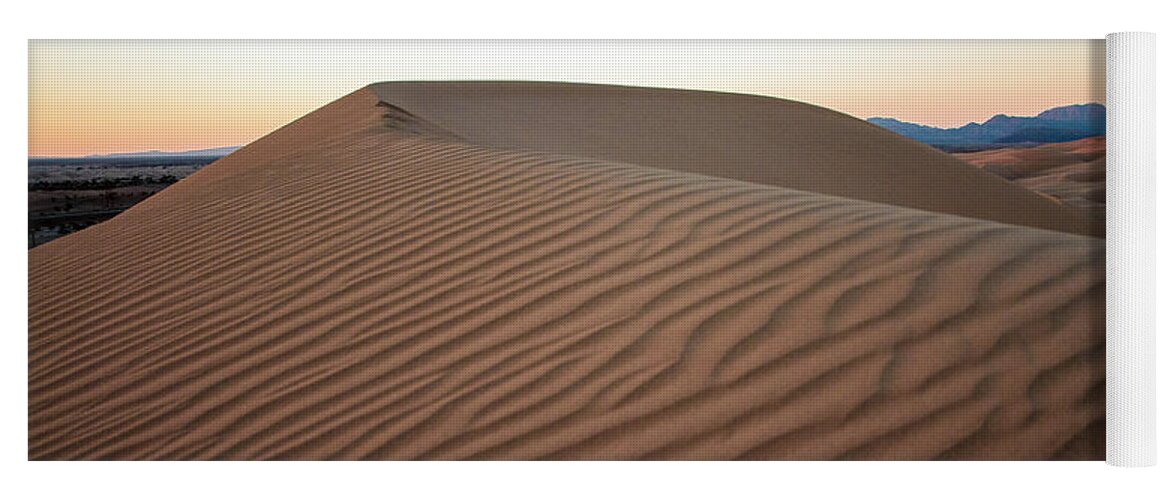 Desert Yoga Mat featuring the photograph Desert Evening by Jennifer Magallon