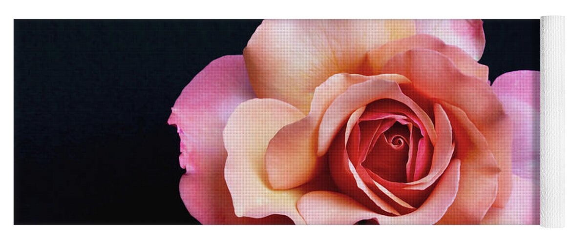 Rose Yoga Mat featuring the photograph Diamond Rose II by Gina Fitzhugh