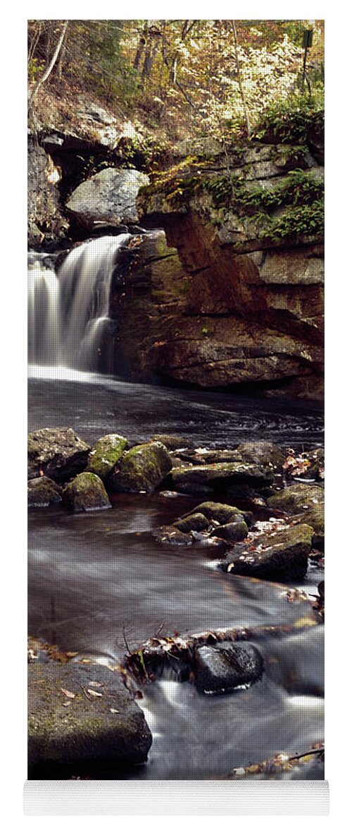 Waterfall Yoga Mat featuring the photograph Doane Falls by Christina McGoran