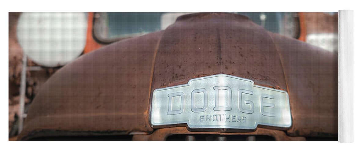 Dodge Yoga Mat featuring the photograph Dodge Brothers by Darrell Foster