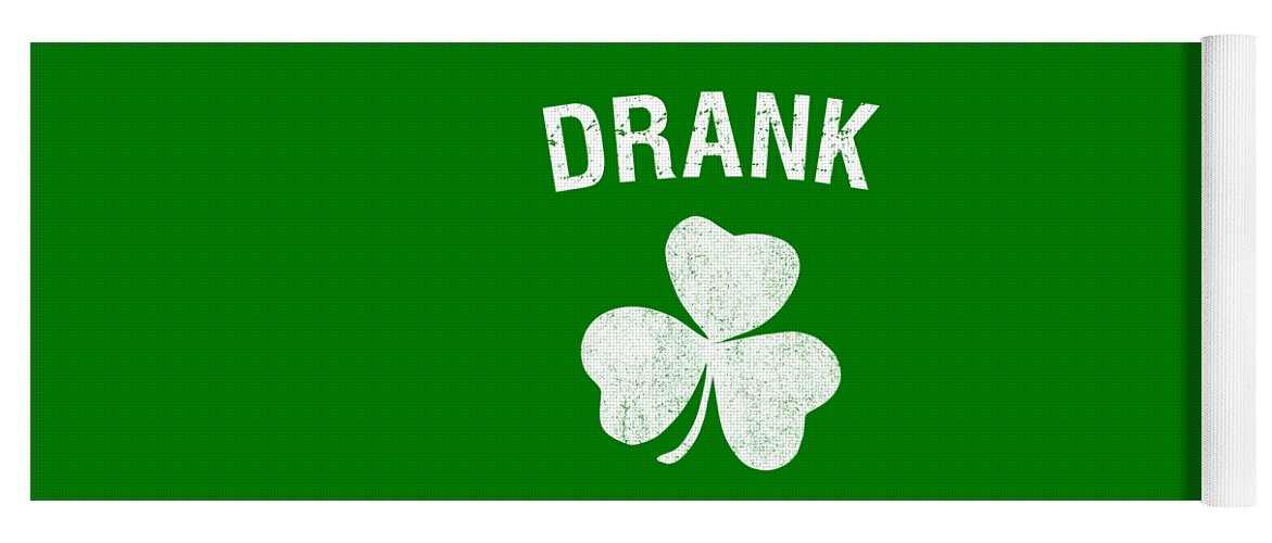 Cool Yoga Mat featuring the digital art Drank St Patricks Day Group by Flippin Sweet Gear