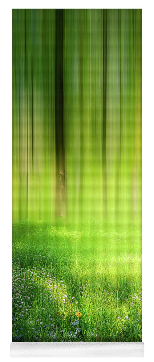 Forest Yoga Mat featuring the photograph Dreamy Forest Scene by Nicklas Gustafsson