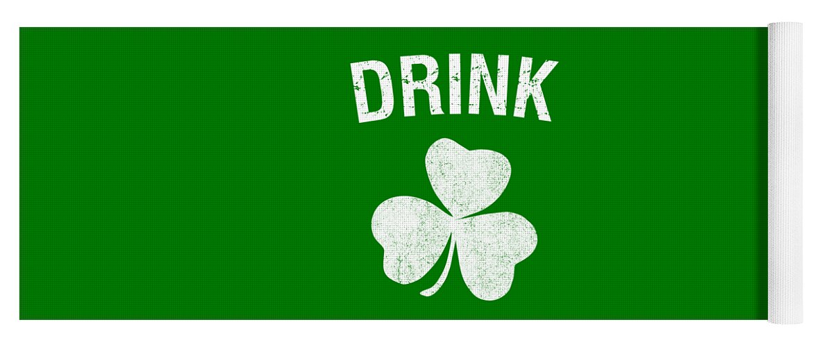 Cool Yoga Mat featuring the digital art Drink St Patricks Day Group by Flippin Sweet Gear