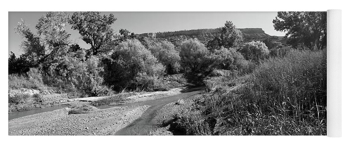 Richard E. Porter Yoga Mat featuring the photograph Early Autumn 2, Prairie Dog Town Fork of the Red River, Palo Duro Canyon State Park, , Texas by Richard Porter