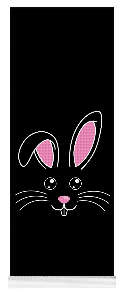 Easter Bunny Face Easter Funny Holiday Rabbit Gift Yoga Mat by Haselshirt -  Fine Art America