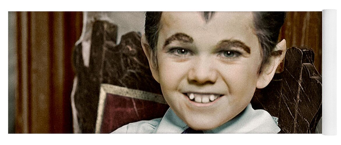 The Munsters Yoga Mat featuring the photograph Eddie Munster by Franchi Torres