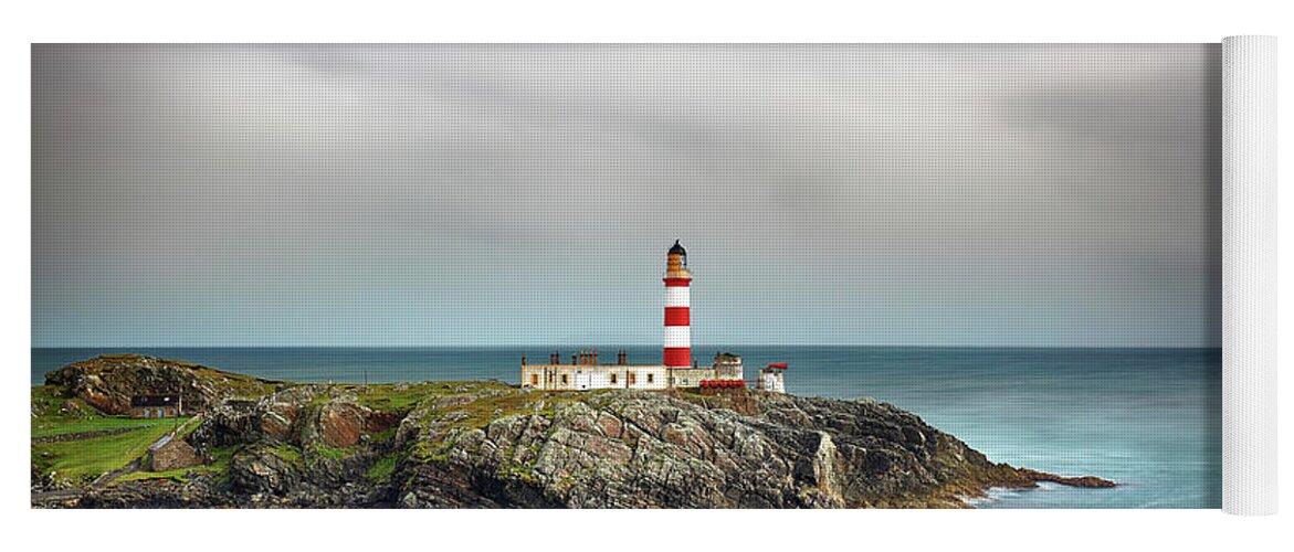 Eilean Glas Lighthouse Yoga Mat featuring the photograph Eilean Glas Lighthouse 4 by Grant Glendinning