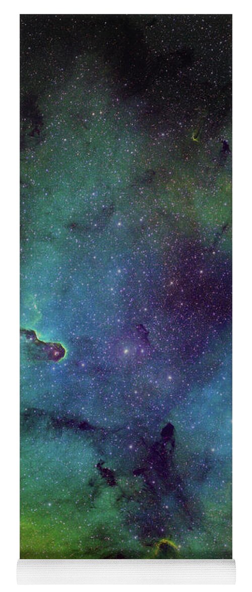 Astro Yoga Mat featuring the photograph Elephant Trunk Nebula by Peter Kennett