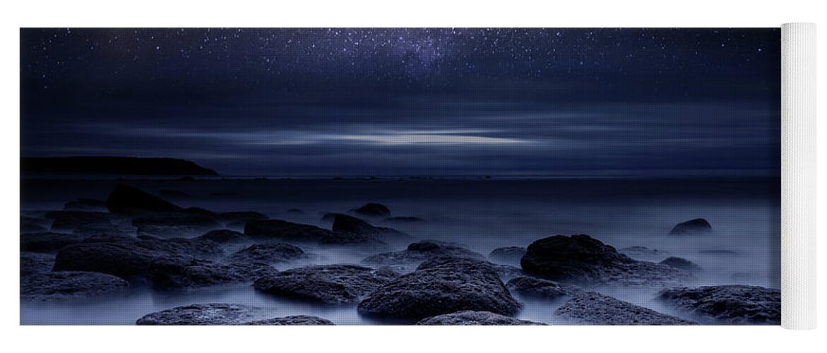 Night Yoga Mat featuring the photograph Endless Imagination by Jorge Maia