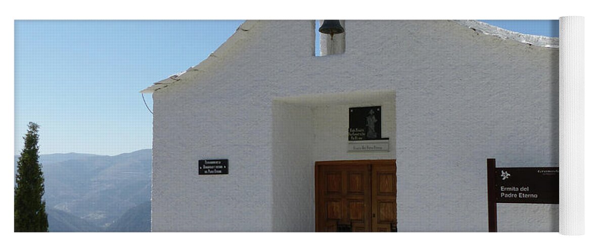 Ermita Del Padre Eterno Yoga Mat featuring the photograph Ermita del Padre Eterno - Alpajurra - Spain by Phil Banks