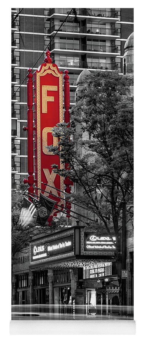 Fox Theater Yoga Mat featuring the photograph Fabulous FOX Theater by Doug Sturgess