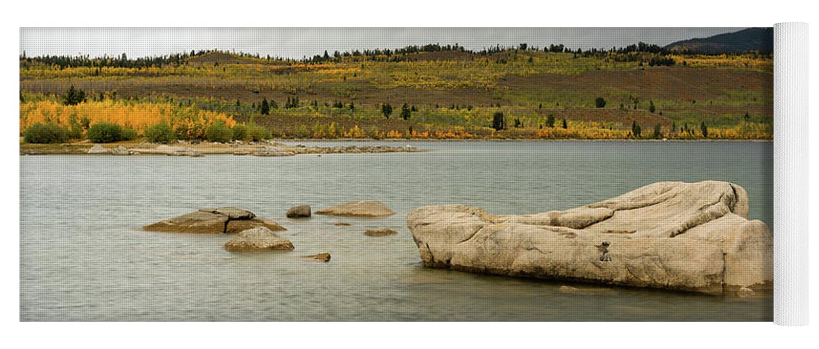 Fall Yoga Mat featuring the photograph Fall At New Fork Lake, Wyoming by Julieta Belmont