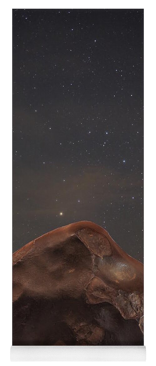 Meteorite Fall Yoga Mat featuring the photograph Fallen from the Sky by Karine GADRE