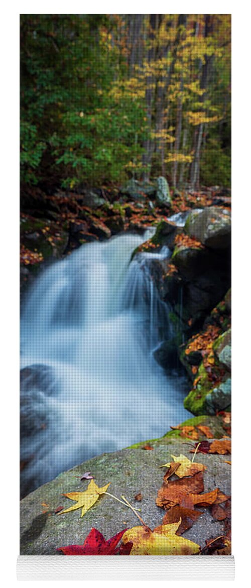 Fall Colors Yoga Mat featuring the photograph Falls in the fall by Darrell DeRosia