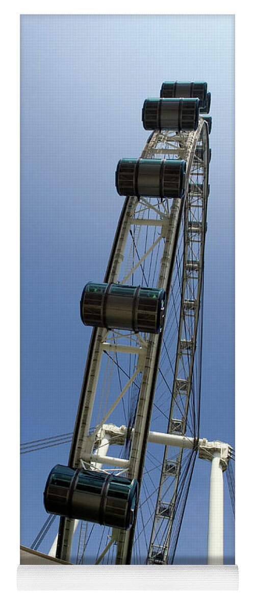 Asia Yoga Mat featuring the photograph Ferris Wheel To The Sky by David Desautel