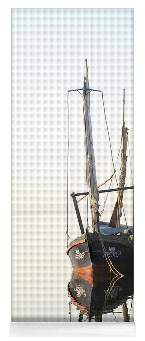 Fishing Yoga Mat featuring the photograph Fishing Boat in Cuba by Kathryn McBride