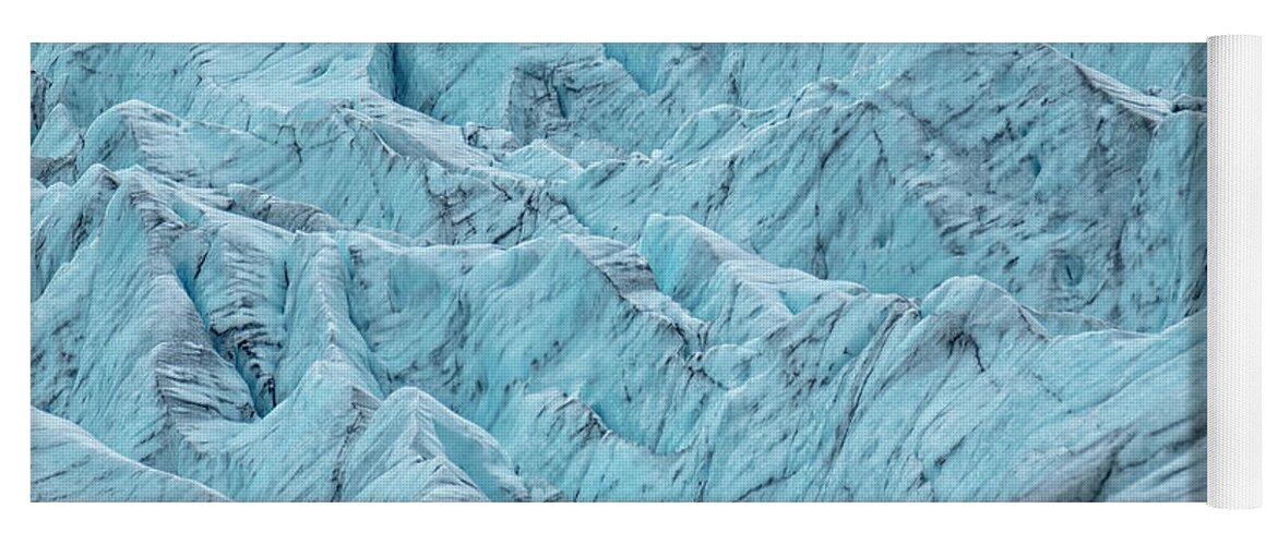 Iceland Yoga Mat featuring the photograph Fjallsjokull Glacier by Catherine Reading