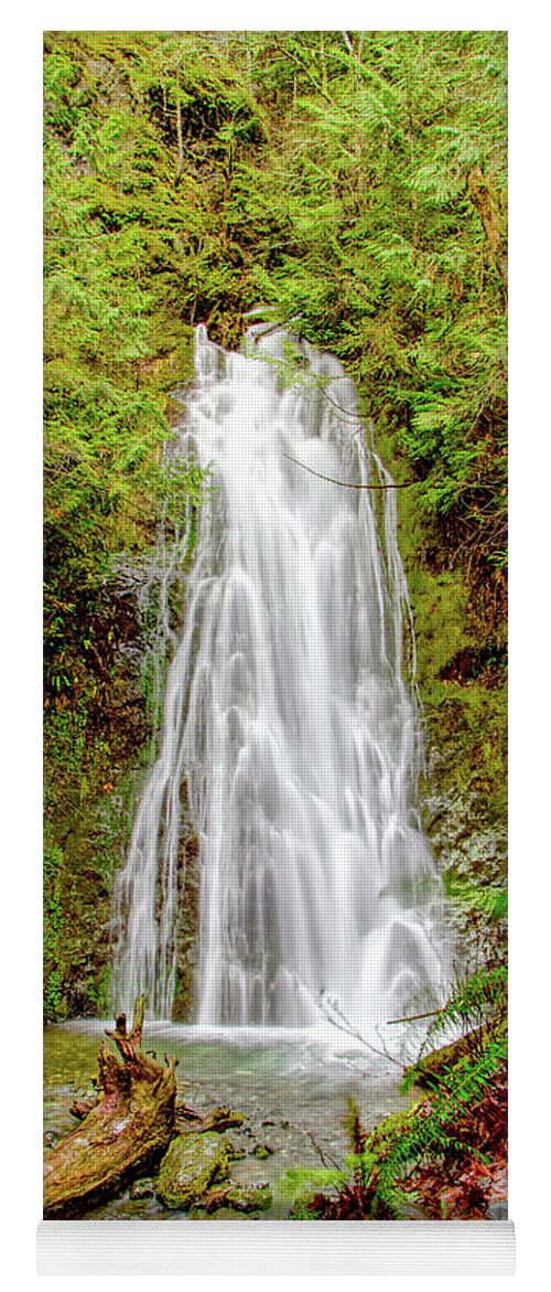 Neah Bay Yoga Mat featuring the photograph Flattery Creek Falls by Loyd Towe Photography