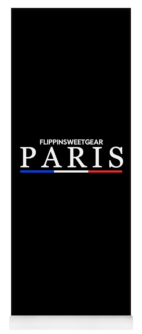Cool Yoga Mat featuring the digital art FlippinSweetGear Paris Fashion by Flippin Sweet Gear