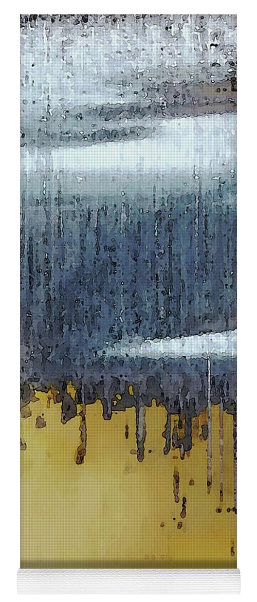 Abstract Yoga Mat featuring the painting Florida Storm 300 by Sharon Williams Eng
