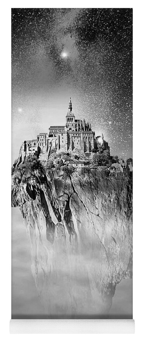 Fine Art Yoga Mat featuring the photograph Flying Castle by Sofie Conte