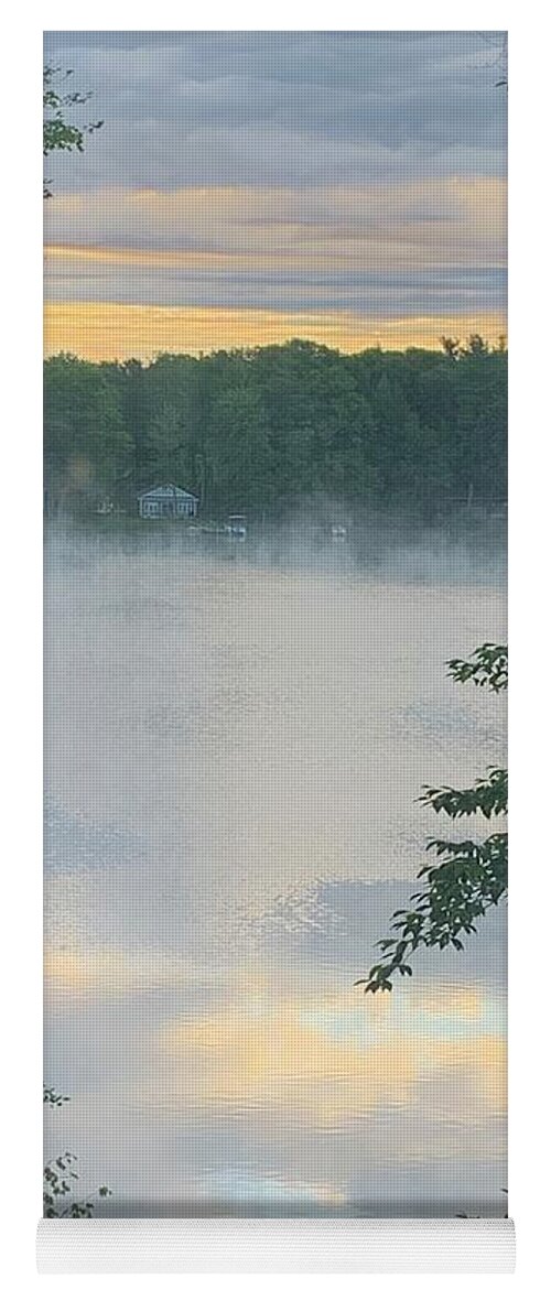 Photography Yoga Mat featuring the photograph Foggy Morning by Lisa White