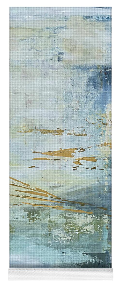 Water Yoga Mat featuring the painting For This Very Purpose I by Linda Bailey