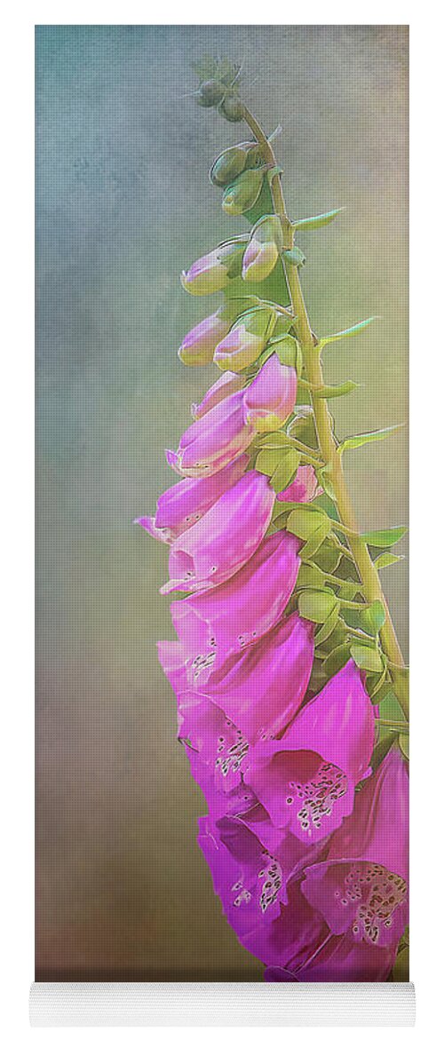 Foxglove Yoga Mat featuring the photograph Grandmother's Foxgloves by Shelia Hunt