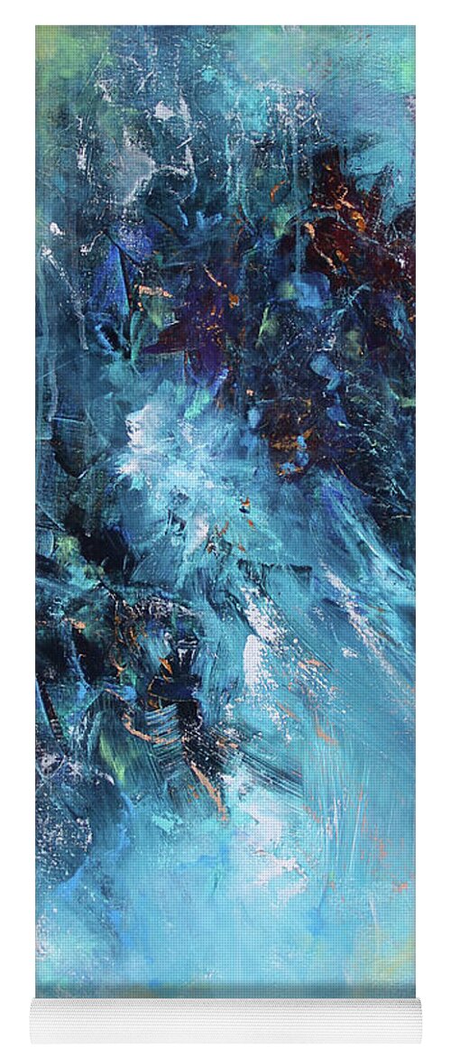 Heaven Yoga Mat featuring the painting Garden In Heaven by Themayart