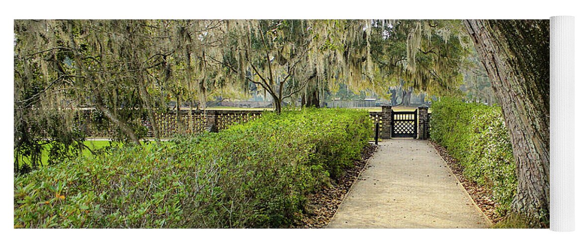 Middleton Place Plantation Yoga Mat featuring the photograph Gateway to Summer by Cindy Robinson