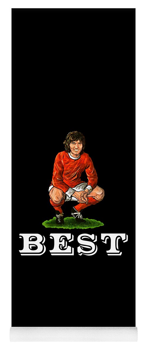 George Best Yoga Mat featuring the photograph George Best - Football Genius by Cathal Devlin