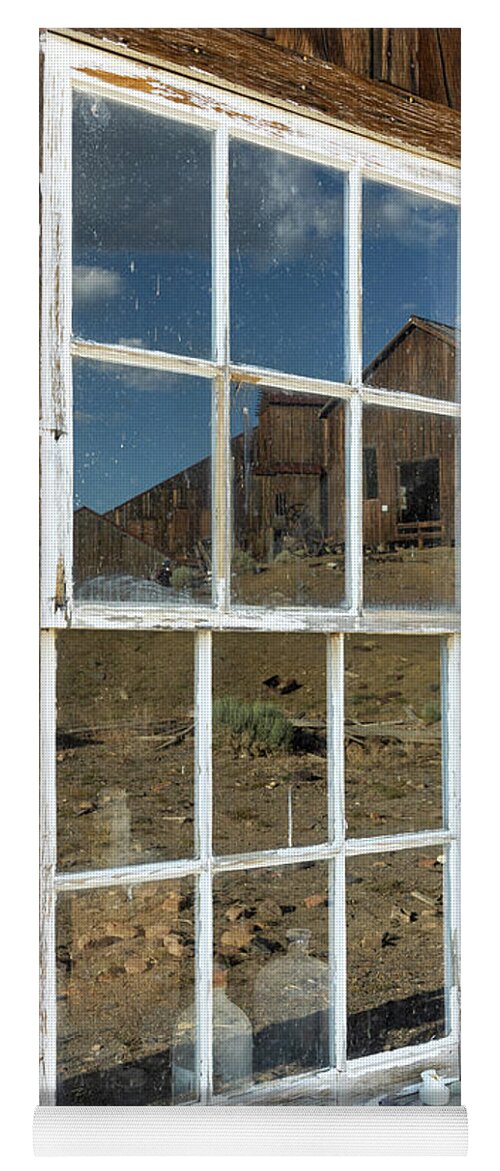 Nevada Yoga Mat featuring the photograph Ghost Town Reflection by James Marvin Phelps
