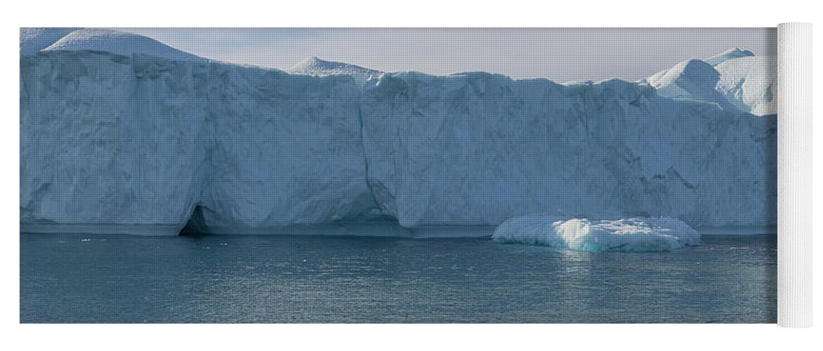 Iceberg Yoga Mat featuring the photograph Giant Iceberg by Eva Lechner