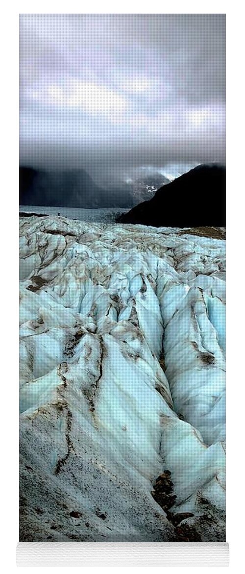 San Rafael Glacier Yoga Mat featuring the photograph Glorious San Rafael Glacier by Heidi Fickinger